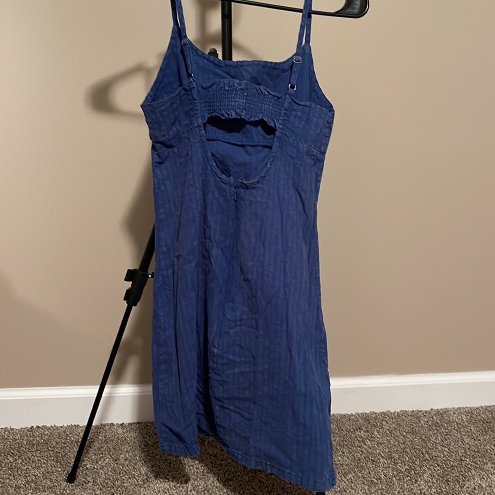 Denim blue mini dress - Picture 2 of 2